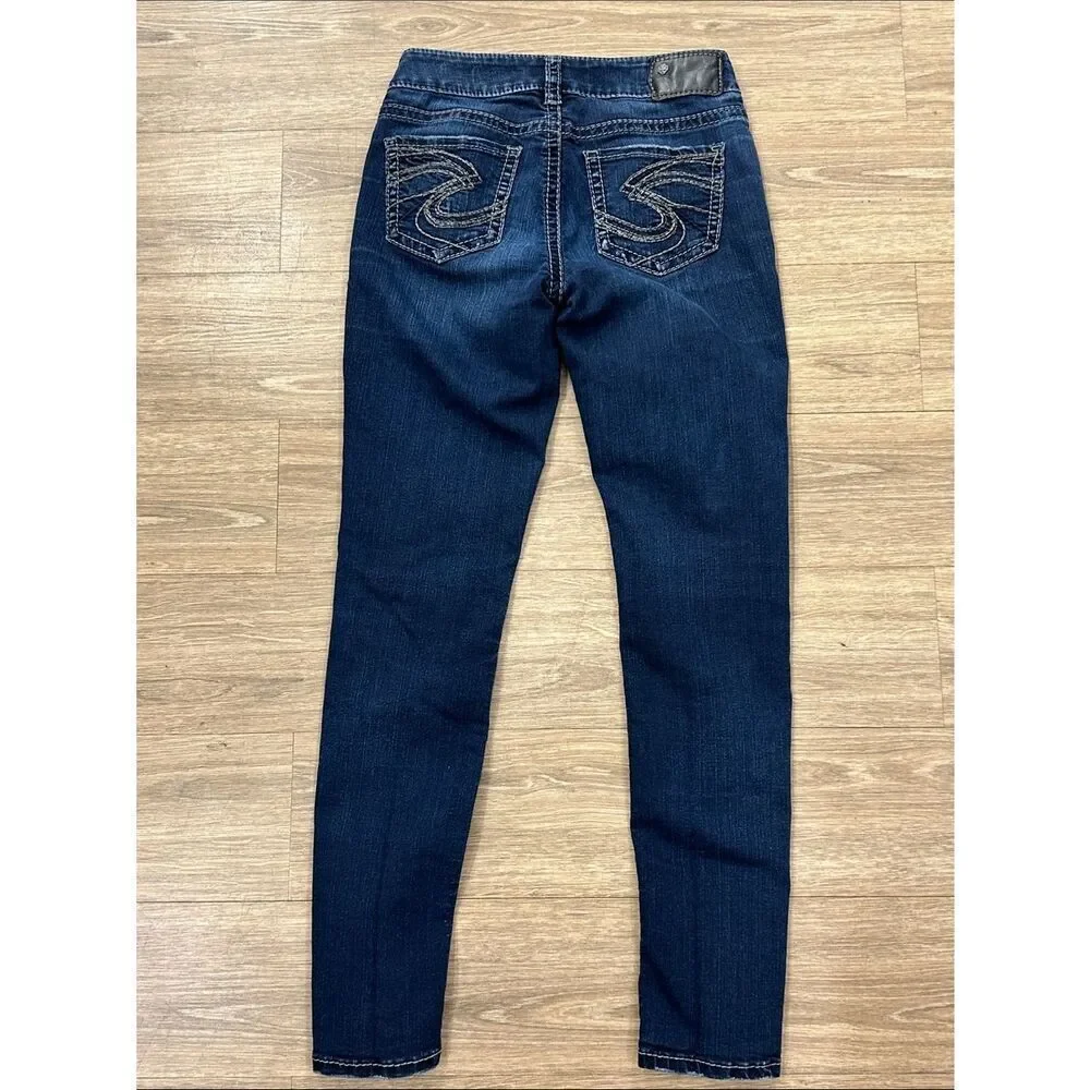 Silver Suki Mid Skinny Jeans